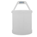 12" Dia. x 12" Hgt. Tamco® Round Polypropylene Dipping Basket with 1/8" Perforation