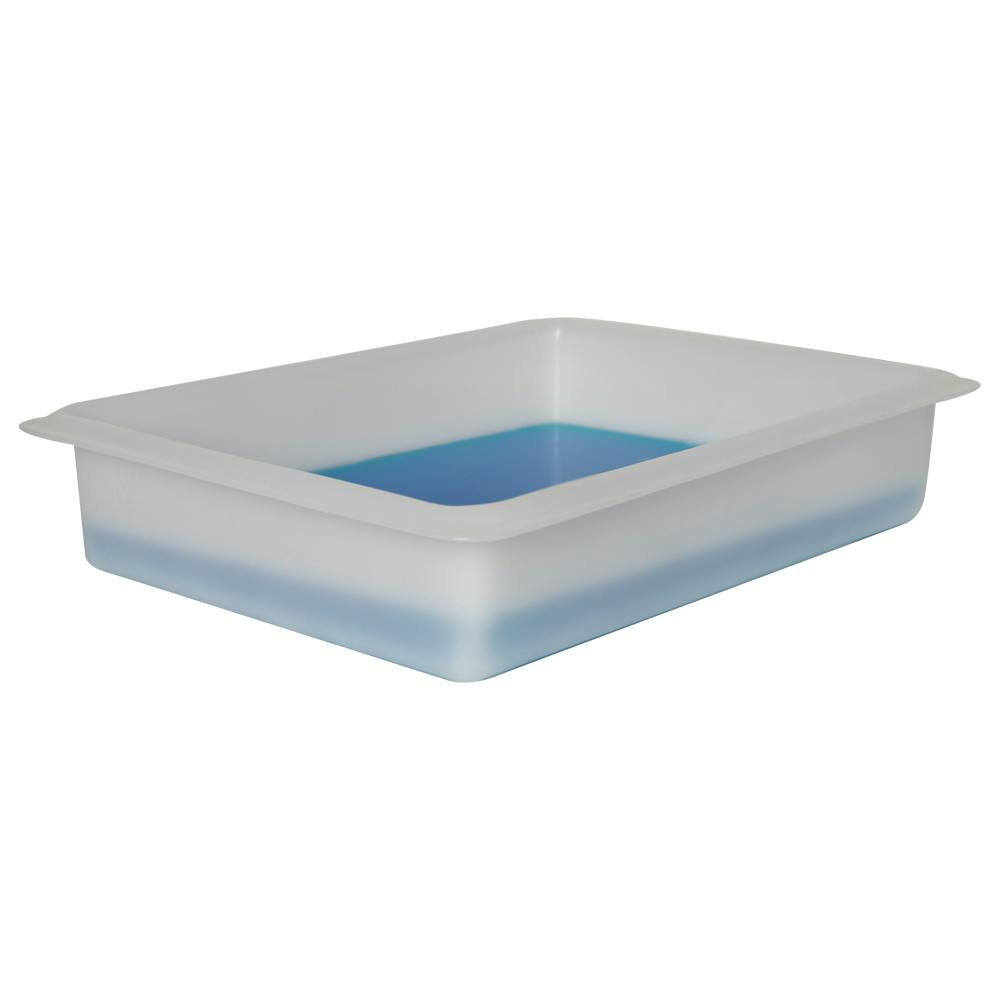 1-3/4 Gallon Shallow Tray with Rolled Edge - 17-3/4" L x 14" W x 4" Hgt.