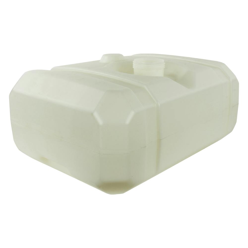 12 Gallon Natural HDPE Multi-Purpose Tank with 3.5" Neck Dia. (Cap Sold Separately)