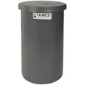 5 Gallon Slate Gray Tamco® Plating Tank with Cover - 10" Dia. x 16" High