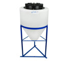 15 Gallon Tamco® Cone Bottom Tank with 608 Cone Angle & 2" FPT Bulkhead Fitting - 18" Dia. x 22" Hgt. (Stand sold separately)