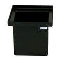 75 Gallon Black LLDPE Rectangular Tamco® Heavy-Duty Tank with Internal Flange - 24" L x 24" W x 30" Hgt. (Cover Sold Separately)