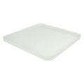 18-1/2" L x 18-1/2" W x 1-1/2" Hgt. Natural Tamco® Curved Corner Tray