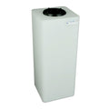 15 Gallon Natural LLDPE Square Utility Tamco® Tank with 5-1/2" Lid - 11-1/2" L x 11-1/2" W x 29" Hgt.