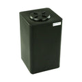 10 Gallon Black LLDPE Square Utility Tamco® Tank with 5-1/2" Lid - 11-1/2" L x 11-1/2" W x 20" Hgt.