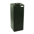 15 Gallon Black LLDPE Square Utility Tamco® Tank with 5-1/2" Lid - 11-1/2" L x 11-1/2" W x 29" Hgt.
