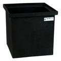 44 Gallon Black LLDPE Rectangular Tamco® Heavy-Duty Tank with Internal Flange - 24" L x 18" W x 24" Hgt. (Cover Sold Separately)