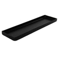 20" L x 6" W x 1-1/4" Hgt. Black Tamco® Tray