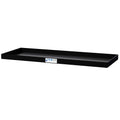 26-1/4" L x 10" W x 1-1/4" Hgt. Black Tamco® Tray