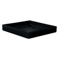 10-3/8" L x 10-3/8" W x 1-1/2" Hgt. Black Tamco® Tray