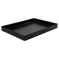 16-5/8" L x 12-3/8" W x 1-1/2" Hgt. Black Tamco® Tray