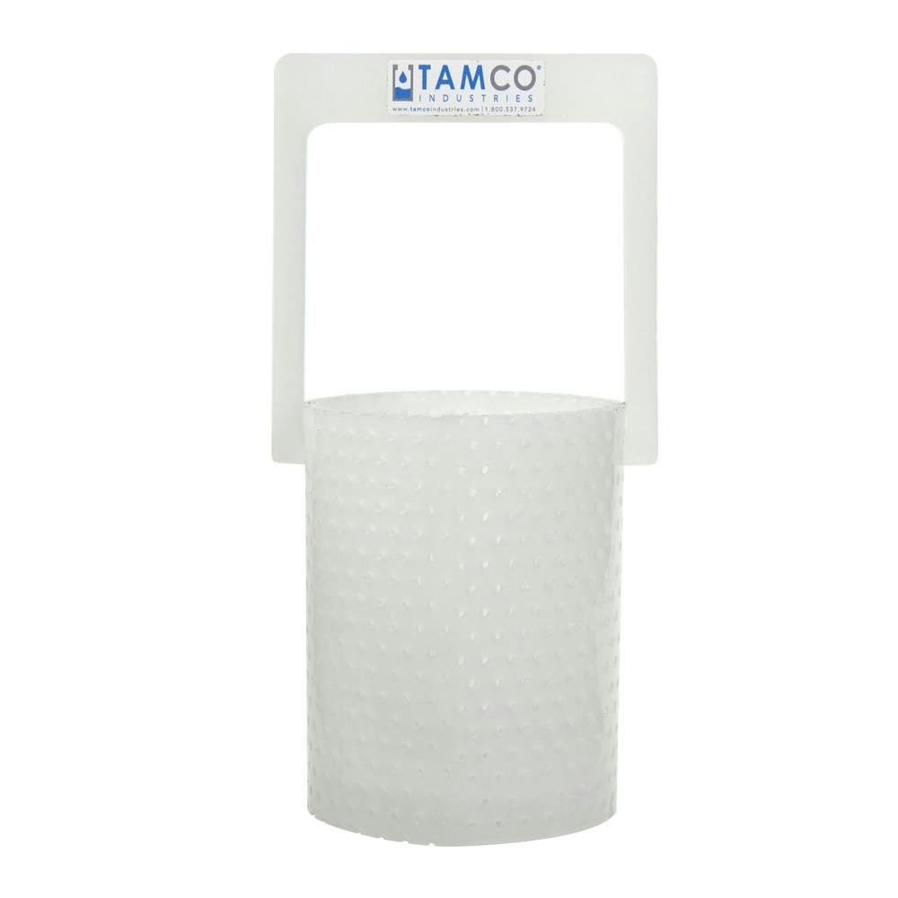 4" Dia. x 5" Hgt. Tamco® Round Polypropylene Dipping Basket with 1/8" Perforation