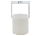 5" Dia. x 5" Hgt. Tamco® Round Polypropylene Dipping Basket with 1/8" Perforation