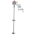 1/2 HP Air Motor, Direct Drive, C-Clamp Mount Mixer with 1/2" Dia. x 34" L Shaft & (2) 4-1/2" Propellers