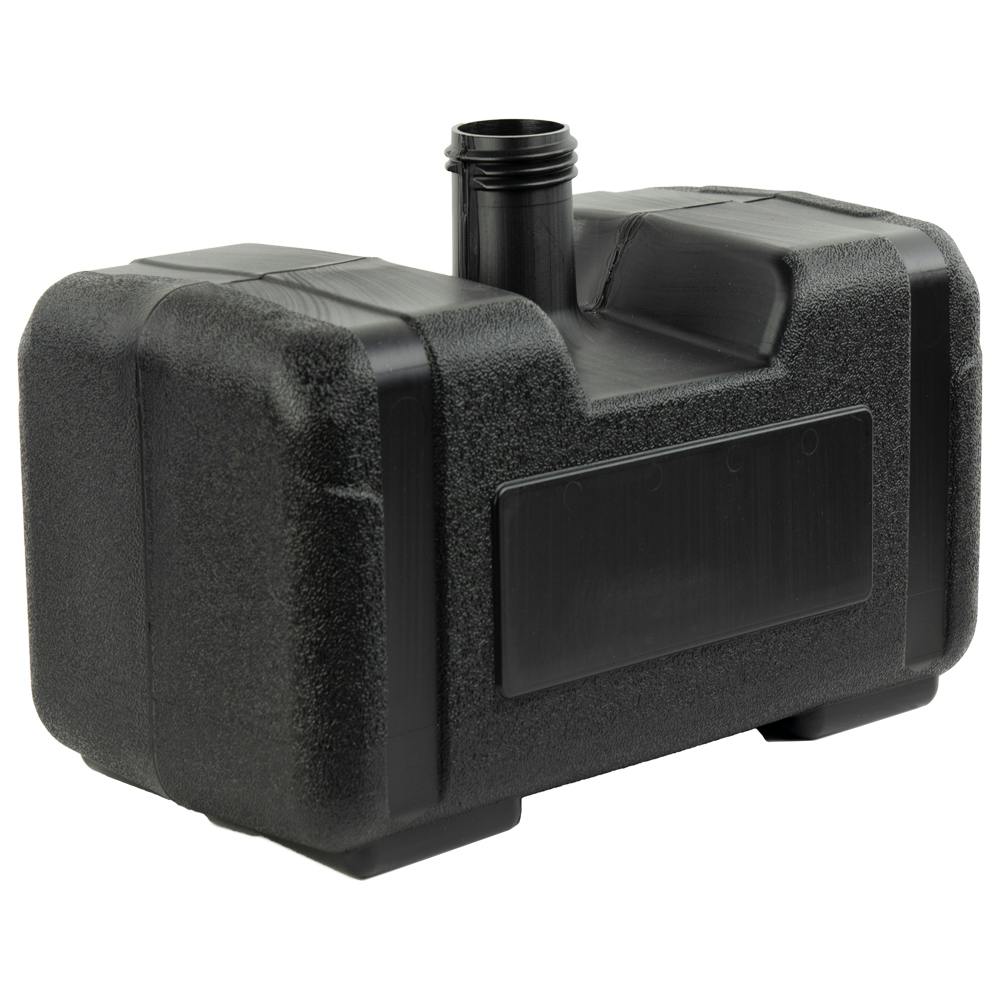 3 Gallon Black HDPE Multi-Purpose Tank with 2.25" Neck Dia. (Cap Sold Separately)