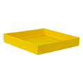 10-3/8" L x 10-3/8" W x 1-1/2" Hgt. Yellow Tamco® Tray