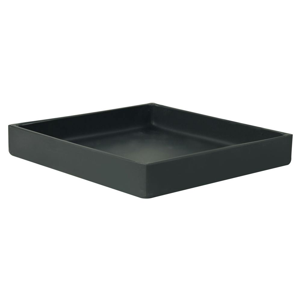 10-3/8" L x 10-3/8" W x 1-1/2" Hgt. Slate Gray Tamco® Tray