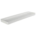20" L x 6" W x 1-1/4" Hgt. White Tamco® Tray