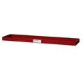 26-1/2" L x 6-3/8" W x 1-1/4" Hgt. Red Tamco® Tray