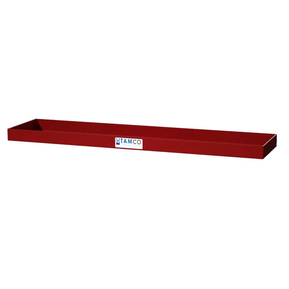 26-1/2" L x 6-3/8" W x 1-1/4" Hgt. Red Tamco® Tray