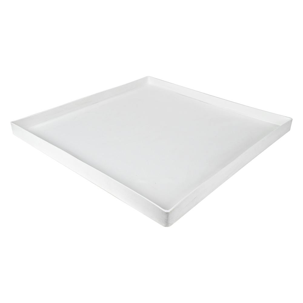 35-1/8 L x 35-1/8 W x 1-1/2 Hgt. White Tamco® Tray