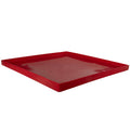 35-1/8 L x 35-1/8 W x 1-1/2 Hgt. Red Tamco® Tray