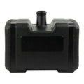 4 Gallon Black HDPE Multi-Purpose Tank with 2.25" Neck Dia. (Cap Sold Separately)