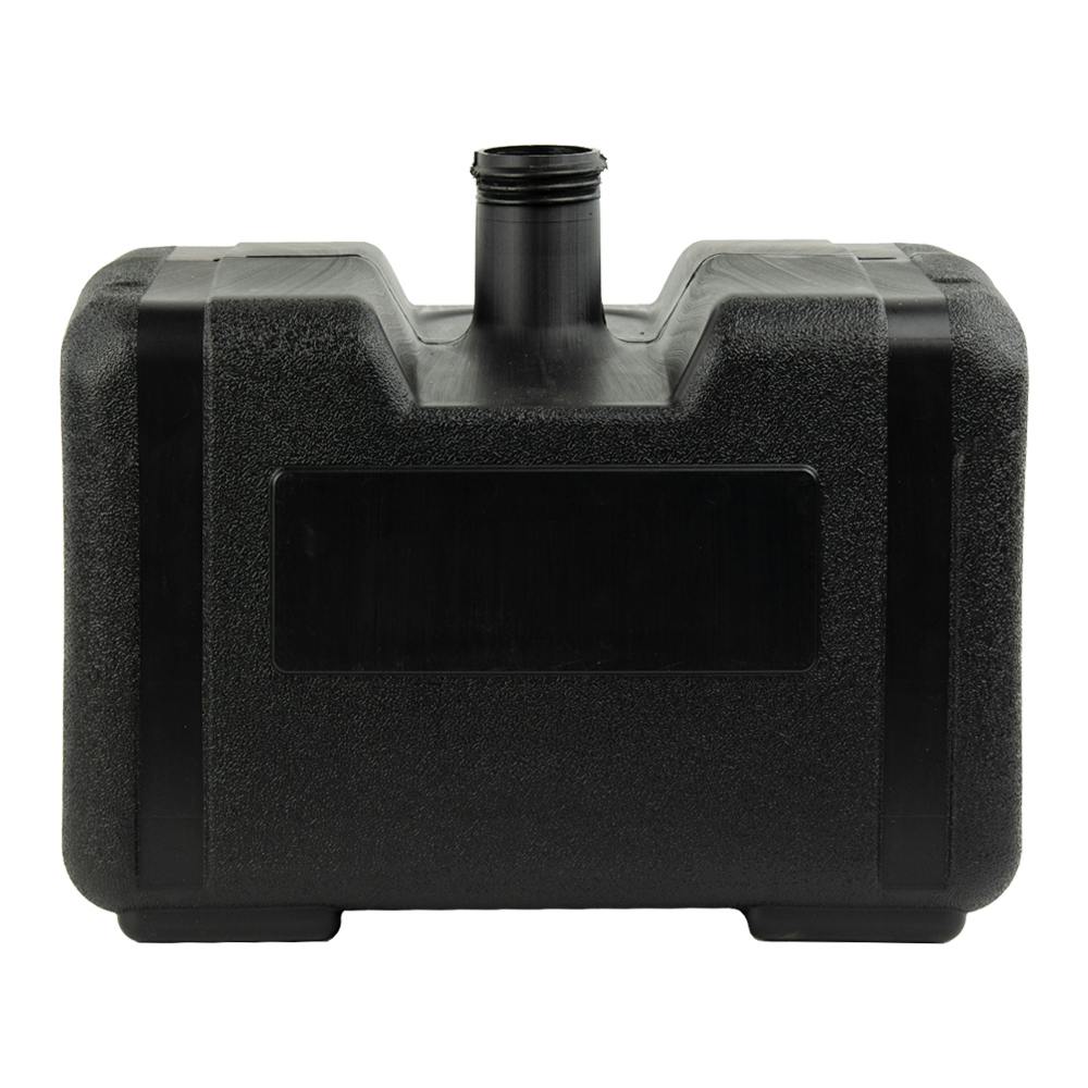 4 Gallon Black HDPE Multi-Purpose Tank with 2.25" Neck Dia. (Cap Sold Separately)