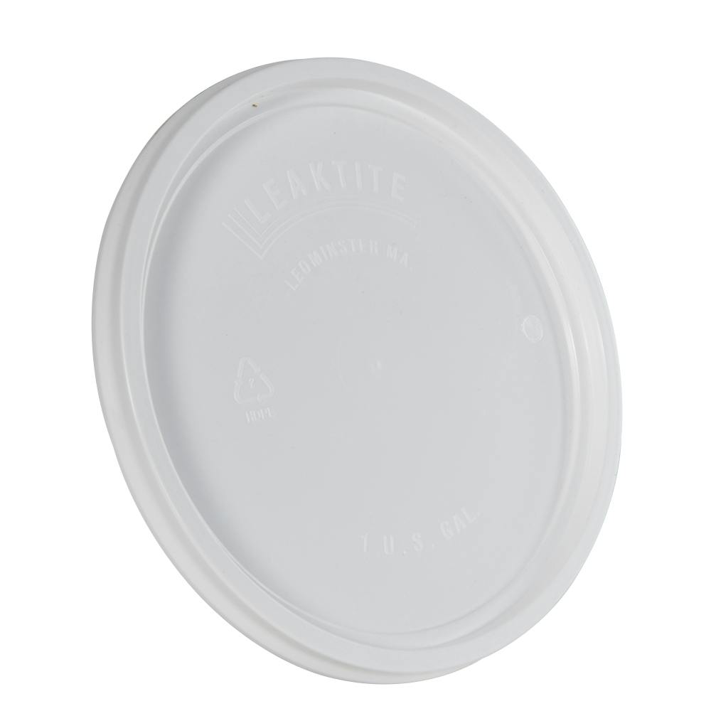 Leaktite® White Polypropylene Lid for 1 Gallon Bucket