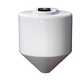 300 Gallon Tamco® Cone Bottom Tank with 45° Cone Angle & 2" FPT Bulkhead Fitting - 48" Dia. x 57-1/4" Hgt. (Stand sold separately)