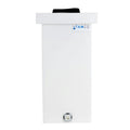 14 Gallon Natural Polyethylene Tamco® Tank with 8" Lid & 3/4" FNPT Polypropylene Bulkhead - 12" L x 12" W x 24" Hgt.