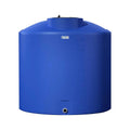 400 Gallon Tamco® Vertical Blue PE Tank with 16" Lid & 2" Fitting - 54" Dia. x 55" Hgt.