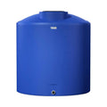 450 Gallon Tamco® Vertical Blue PE Tank with 16" Lid & 2" Fitting - 54" Dia. x 60" Hgt.