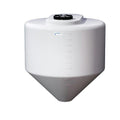 250 Gallon Tamco® Cone Bottom Tank with 45° Cone Angle & 2" FPT Boss Fitting (Full Drain) - 48" Dia. x 50-3/4" Hgt. (Stand sold separately)