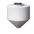 250 Gallon Tamco® Cone Bottom Tank with 45° Cone Angle & 2" FPT Boss Fitting (Full Drain) - 48" Dia. x 50-3/4" Hgt. (Stand sold separately)