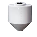 300 Gallon Tamco® Cone Bottom Tank with 45° Cone Angle & 2" FPT Boss Fitting (Full Drain) - 48" Dia. x 57-1/4" Hgt. (Stand sold separately)