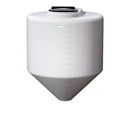 300 Gallon Tamco® Cone Bottom Tank with 45° Cone Angle & 2" FPT Boss Fitting (Full Drain) - 48" Dia. x 57-1/4" Hgt. (Stand sold separately)