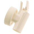 White 38mm Polypropylene Spigot 1/2" ID