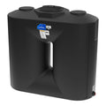 500 Gallon Black Flat Bottom Utility Tank with 16" Lid & 2" Fitting - 74" L x 31" W x 70" Hgt.