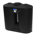 1000 Gallon Black Flat Bottom Utility Tank with 16" Lid & 2" Fitting - 92" L x 40" W x 89" Hgt.