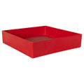 12" L x 12" W x 3" Hgt. Red Tamco® Tray