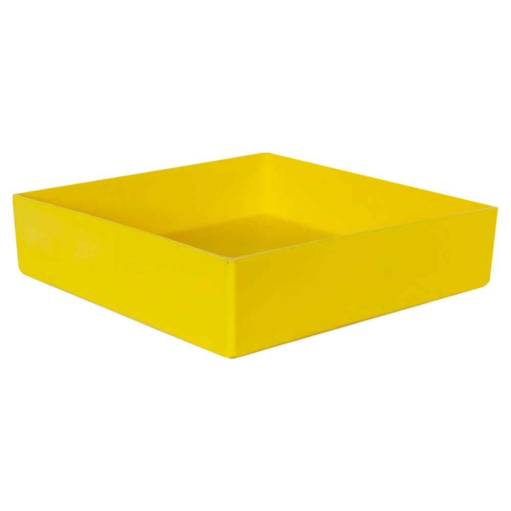 12" L x 12" W x 3" Hgt. Yellow Tamco® Tray