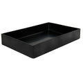 18" L x 12" W x 3" Hgt. Black Tamco® Tray