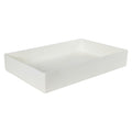 18" L x 12" W x 3" Hgt. White Tamco® Tray