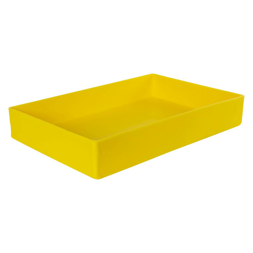 18" L x 12" W x 3" Hgt. Yellow Tamco® Tray