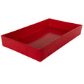 20" L x 12" W x 3" Hgt. Red Tamco® Tray