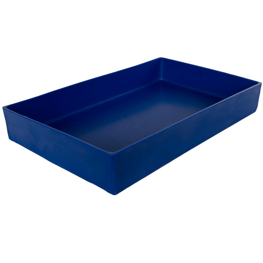 20" L x 12" W x 3" Hgt. Blue Tamco® Tray