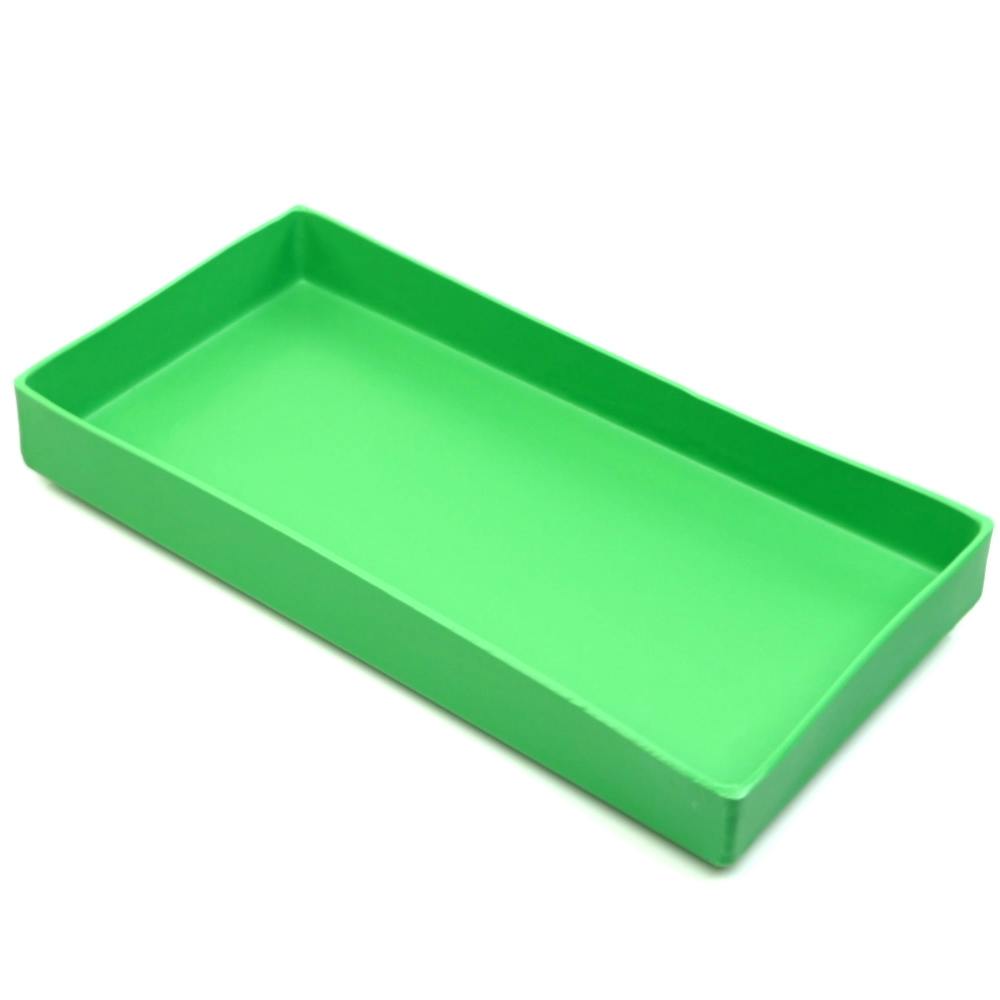 24" L x 12" W x 3" Hgt. Green Tamco® Tray