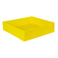 14" L x 14" W x 3" Hgt. Yellow Tamco® Tray