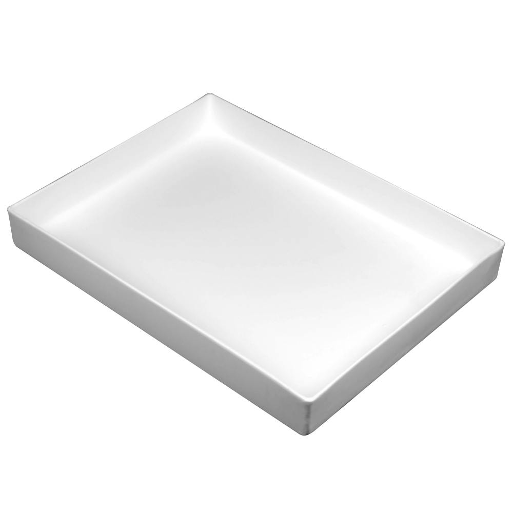24" L x 18" W x 3" Hgt. White Tamco® Tray